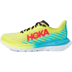 Matte Hoka Men's Mach 5 (Evening Primrose/Scuba Blue)