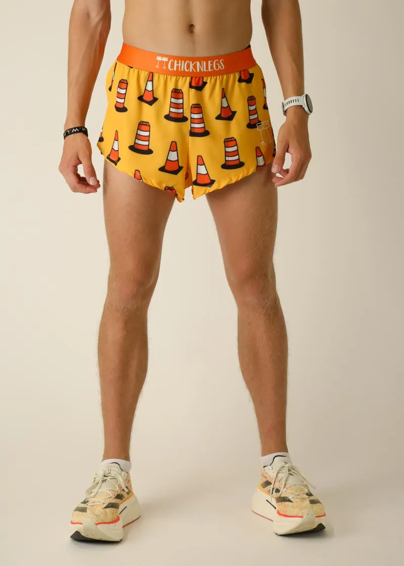 Work Ready Men's Traffic Cones 2" Split Shorts