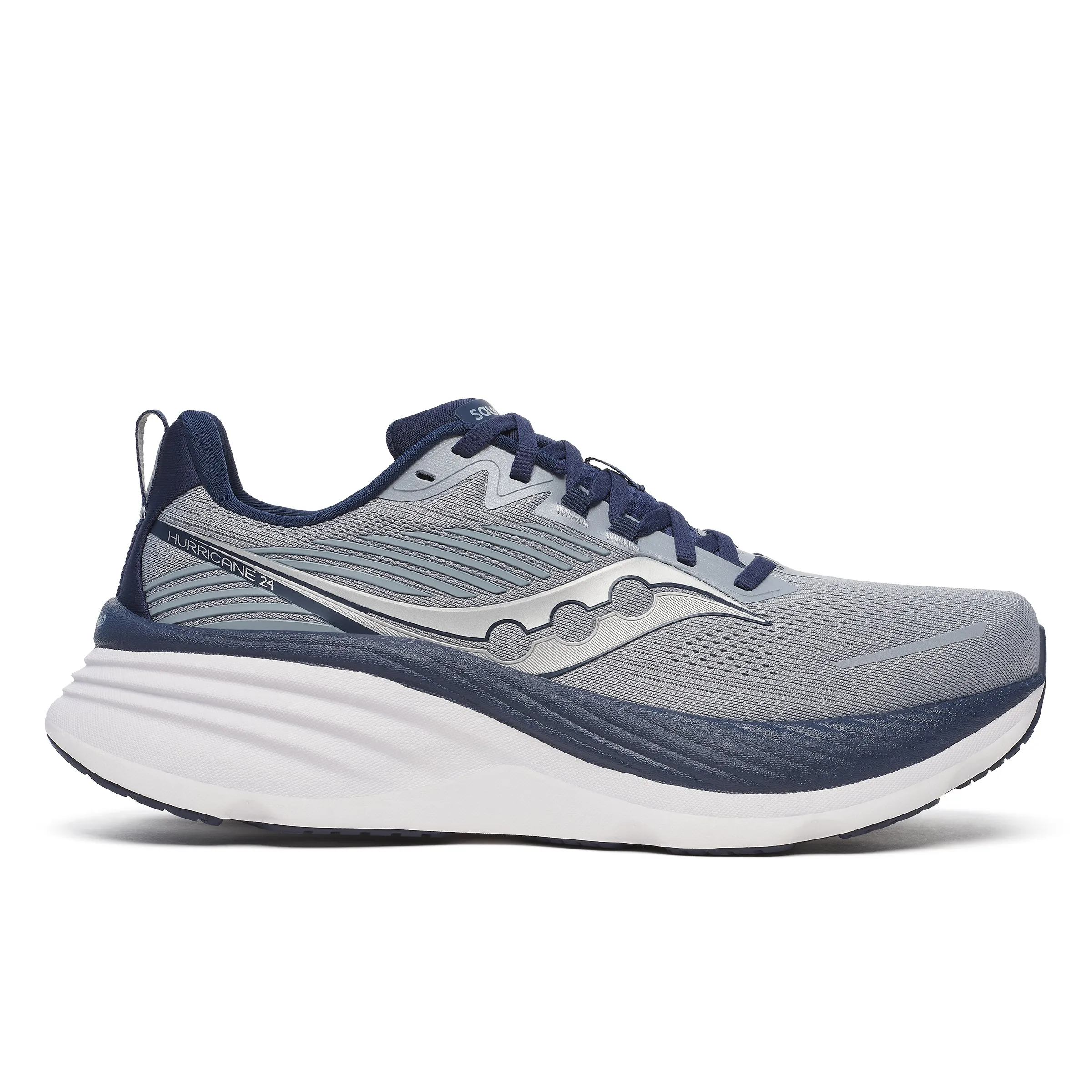 outdoor running shoe application houndstooth - design shoes Men's Hurricane 24 (142 - Flint/Navy)