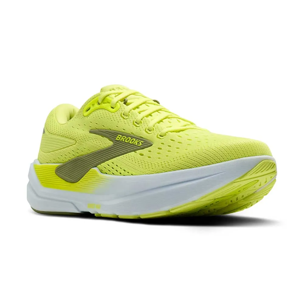 Men's Ghost Max 3 Running Shoe - Sunny Lime/Acid Lime/Tea - Regular (D) minimalist - design shoes