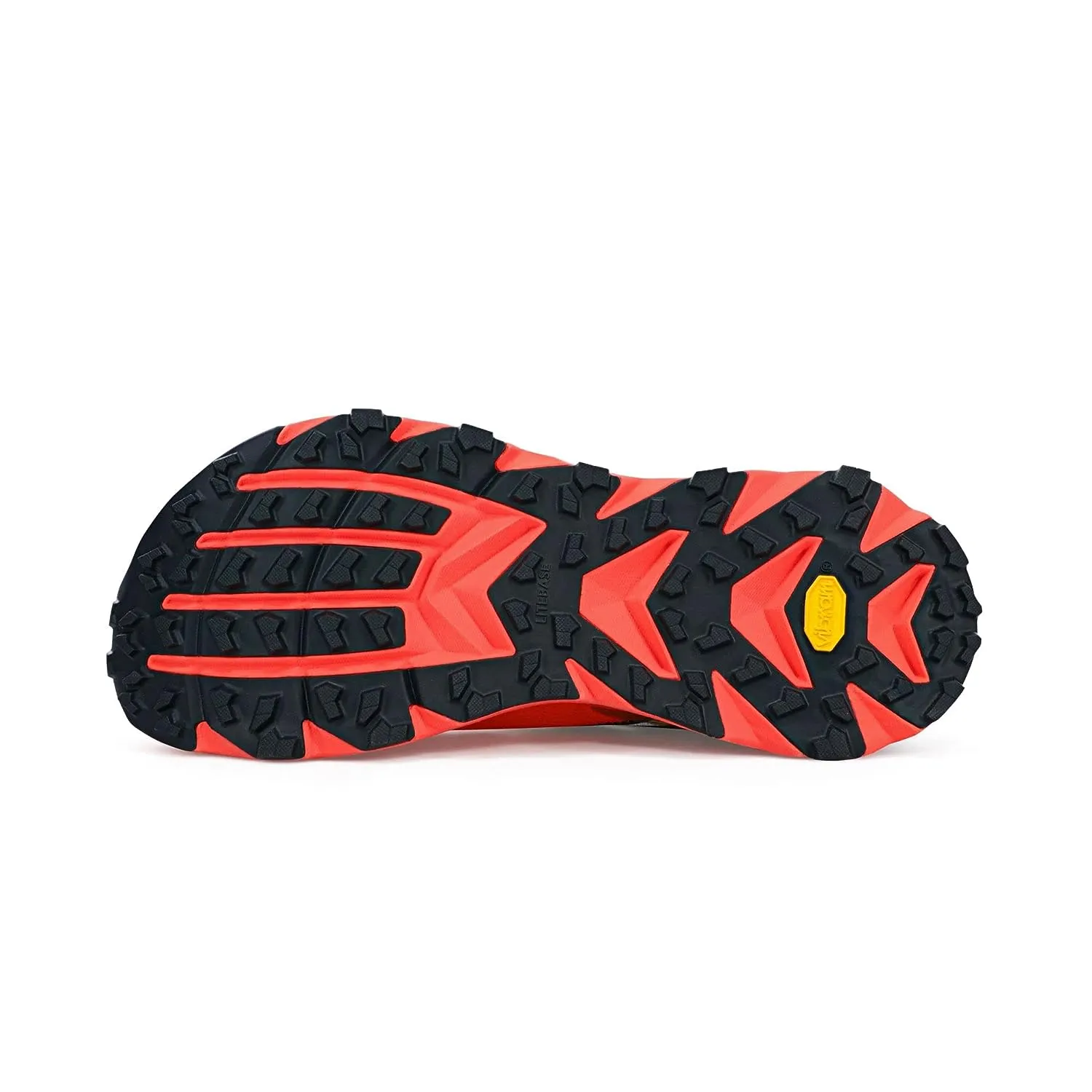 Altra Men's Mont Blanc (Coral/Black) rocky terrain sneakers