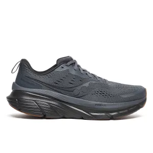 Saucony | Guide 18 | Men's | Shadow/Gum running in wet conditions shoes narrow - fit shoes