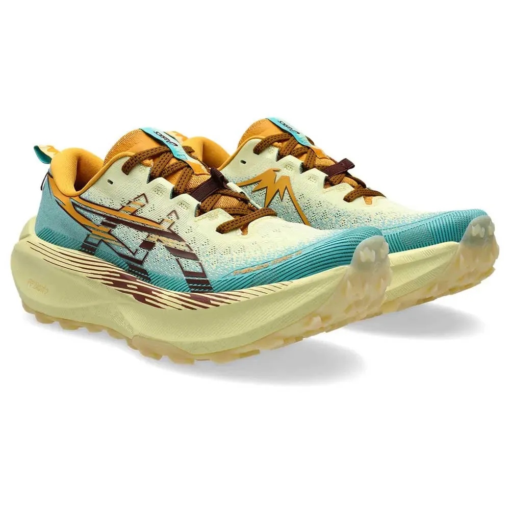 marathon prep shoes Men's Trabuco Max 4 Trail Running Shoes Wheat Yellow / Dark Red Planet