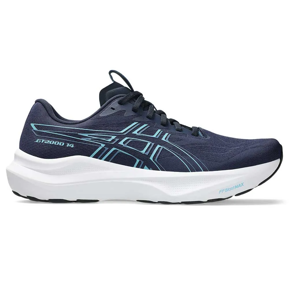 Power Shoes Temperature Regulating Fabric Men's GT-2000 14 Running Shoe - Midnight/Stillwater - Regular (D)