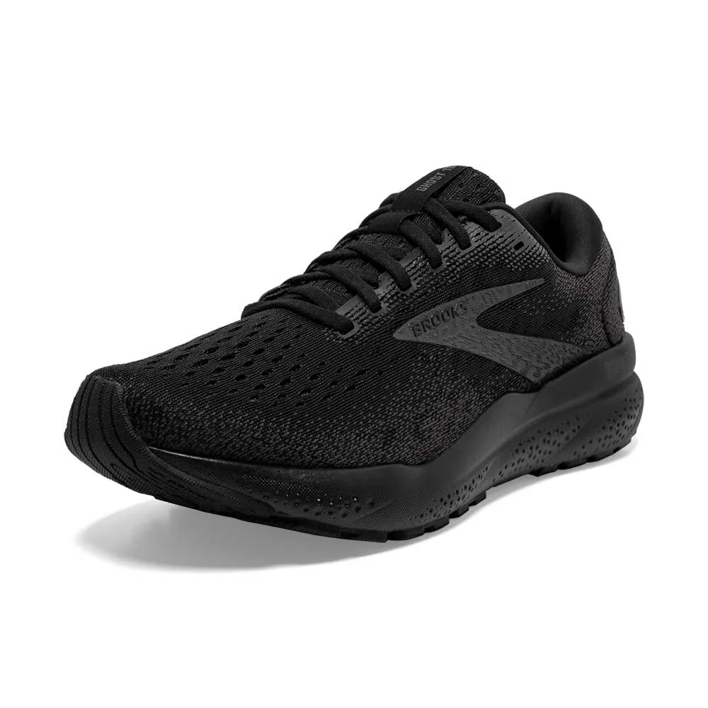 ZipUp Men's Ghost 16 Running Shoe - Black/Black/Ebony - Wide (2E)