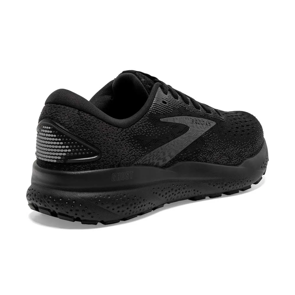 modern running wear Seasonal Collection Men's Ghost 16 Running Shoe - Black/Black/Ebony - Wide (2E)