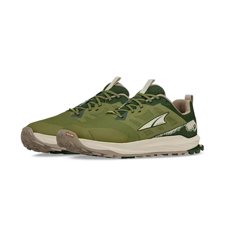 Men's Lone Peak 9 (330 - Green) Dynamic Support System Reinforced Lacing