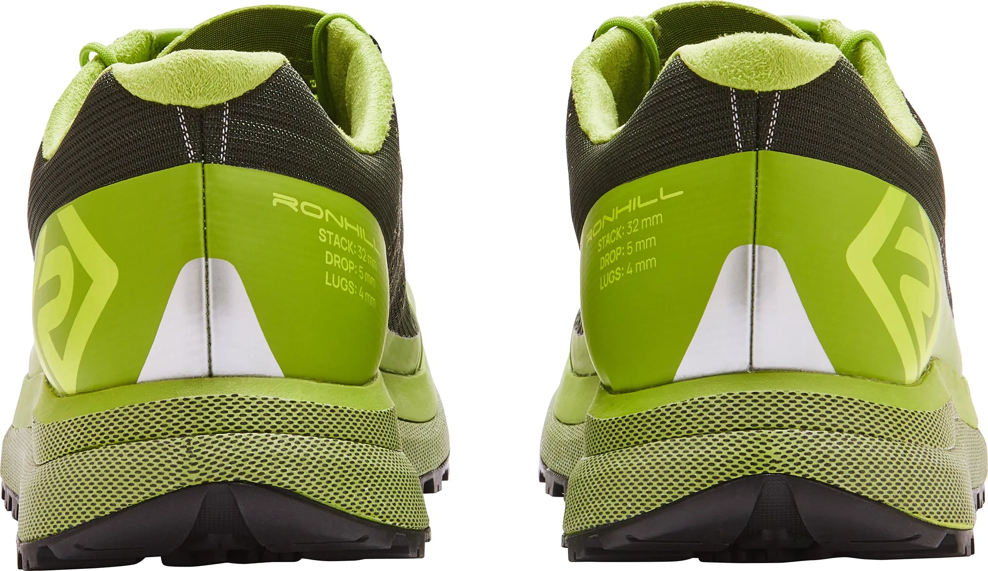 Ronhill Freedom Mens Trail Running Shoes - Green casual trail sneakers lightweight cushion sneakers