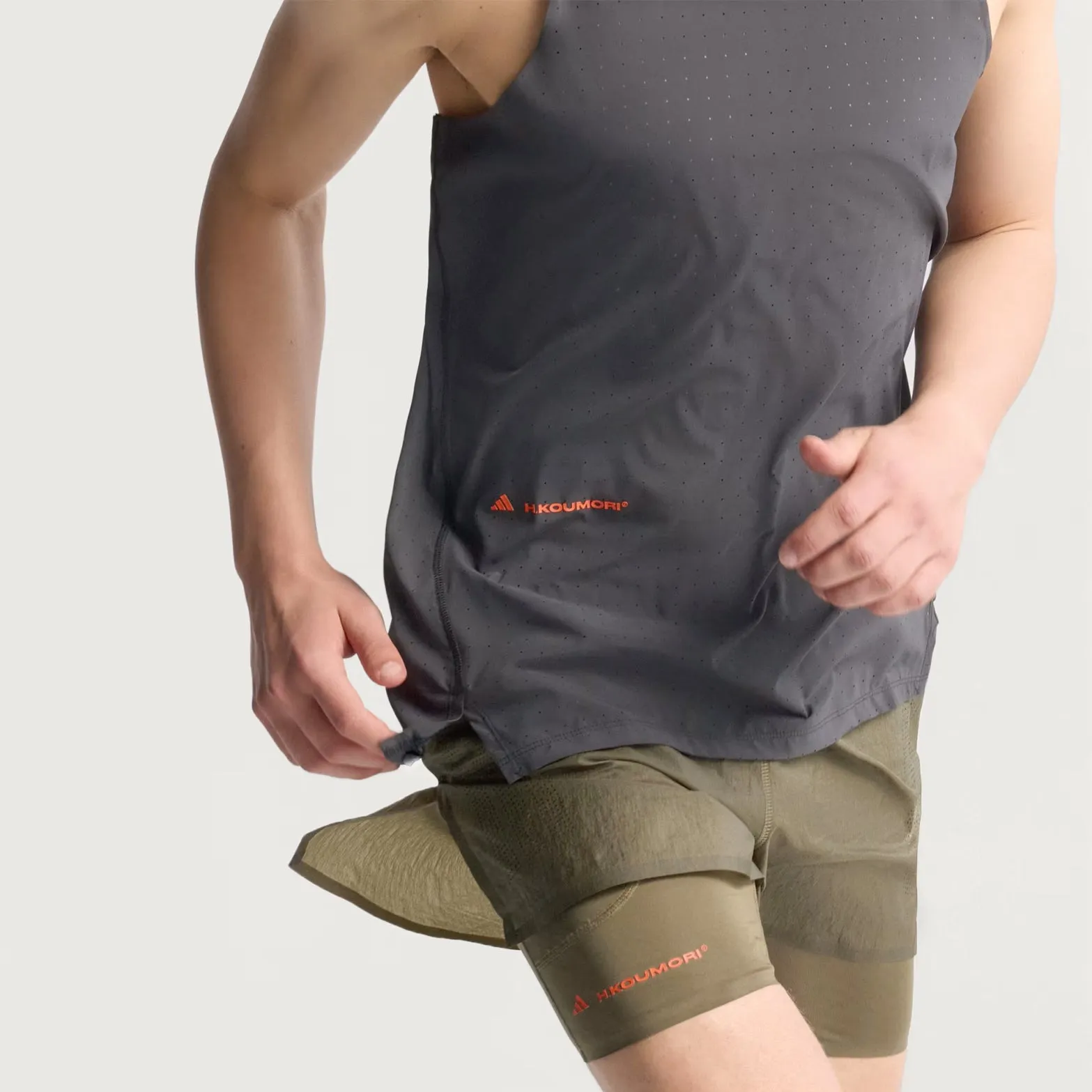 Men's Adi365 H.Koumori Running Tank Black Functional