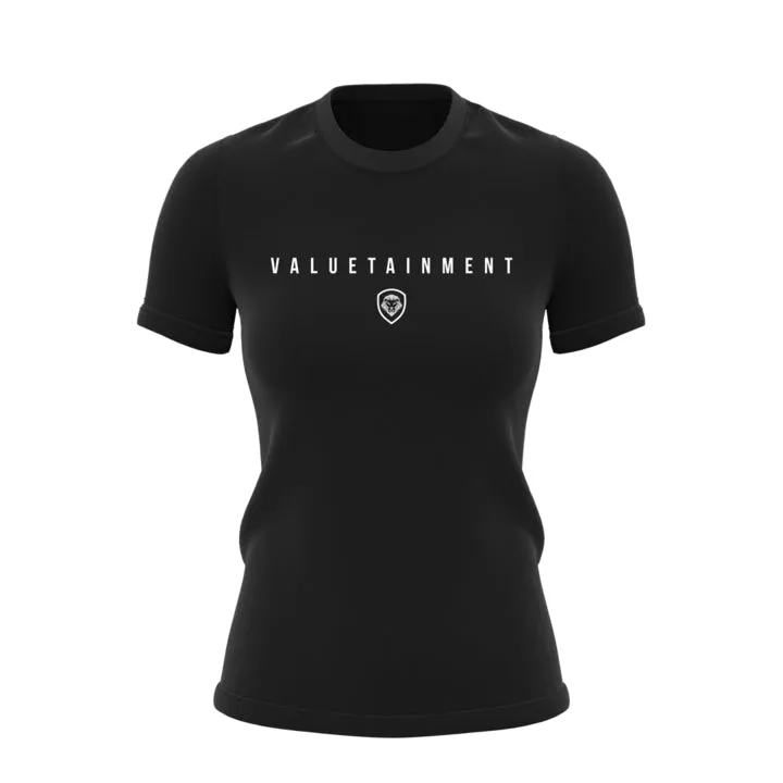 Tight fit sexiness Women's Valuetainment Premium Black Short Sleeve T-Shirt