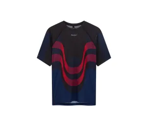 Men's Race Tee | Black/Red/Navy Good stretch