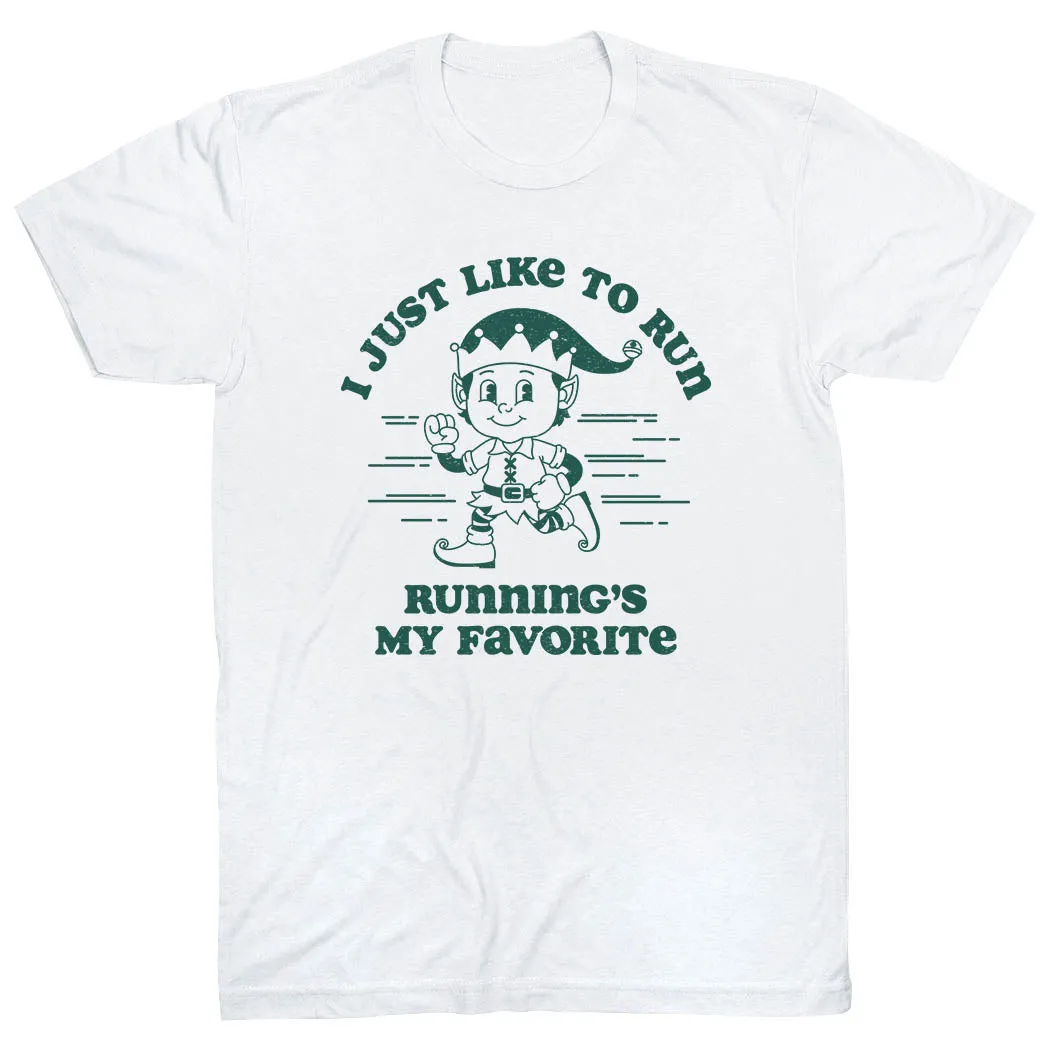 Running Short Sleeve T-Shirt - I Just Like To Run Active Wear