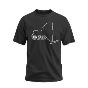 Future Looks Bright New York State Short Sleeve T-Shirt Sophisticated Casual