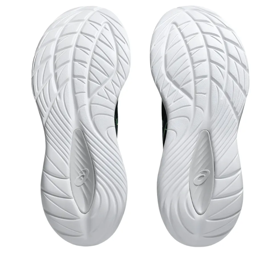 polka - dot running wear ASICS Men's GEL-CUMULUS 27 Running Shoes in Black/Lucid Yellow AW25