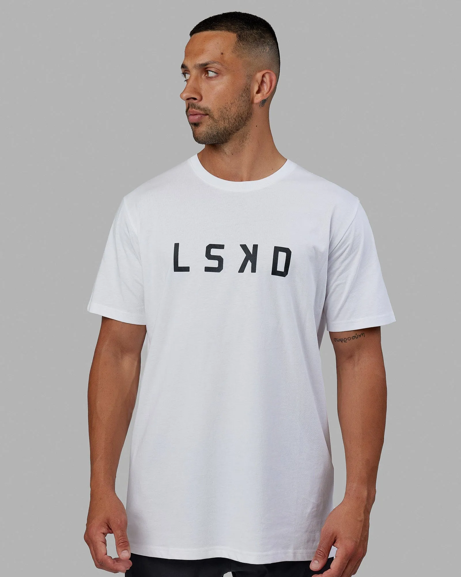 Ultimate Fit Structure FLXCotton Tee - White-Black