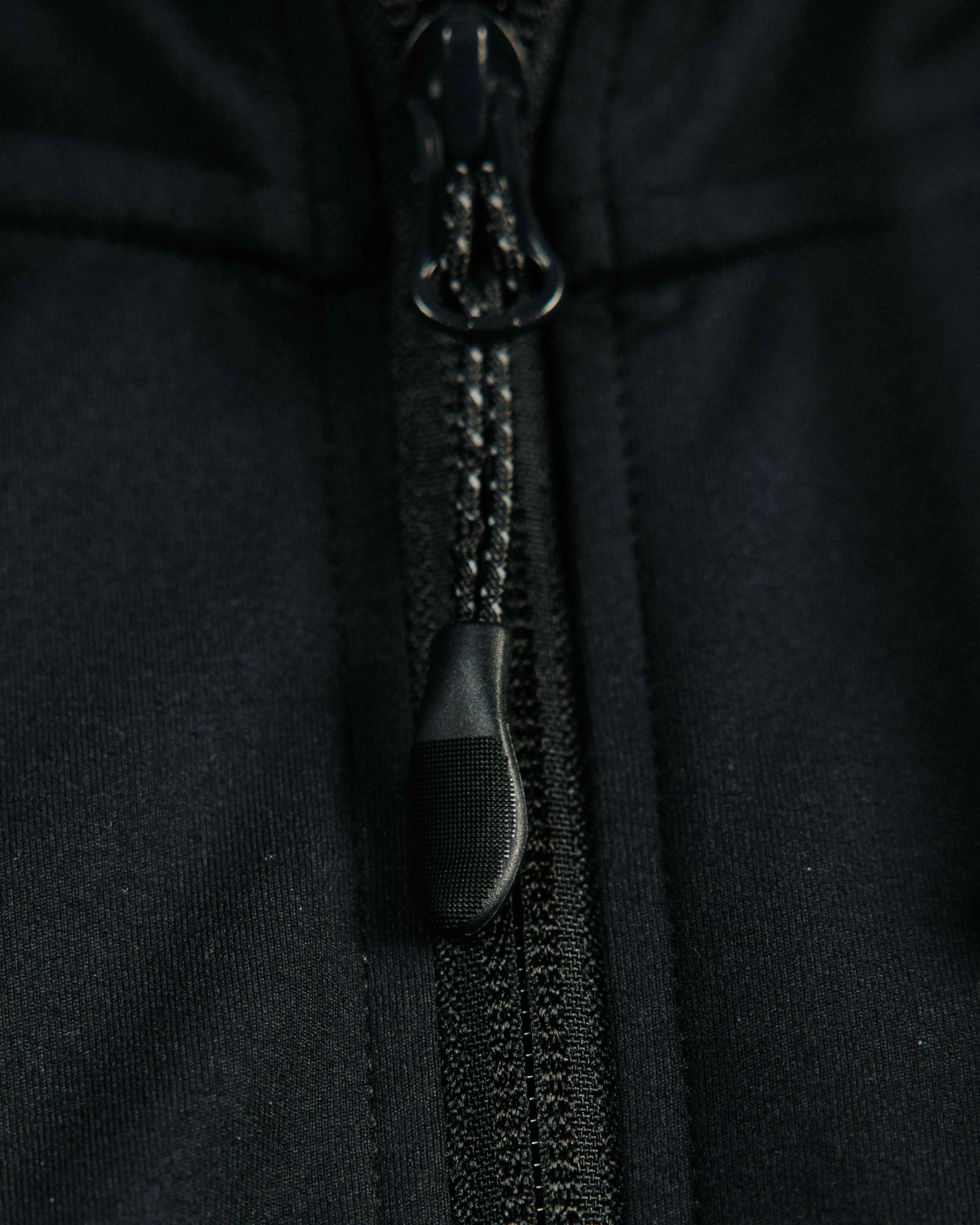 Men's Black Active Jacket Sporty Design