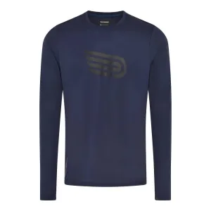 Pressio Perform Long Sleeve Top (Mens) - Ocean Blue On-the-Go Comfort