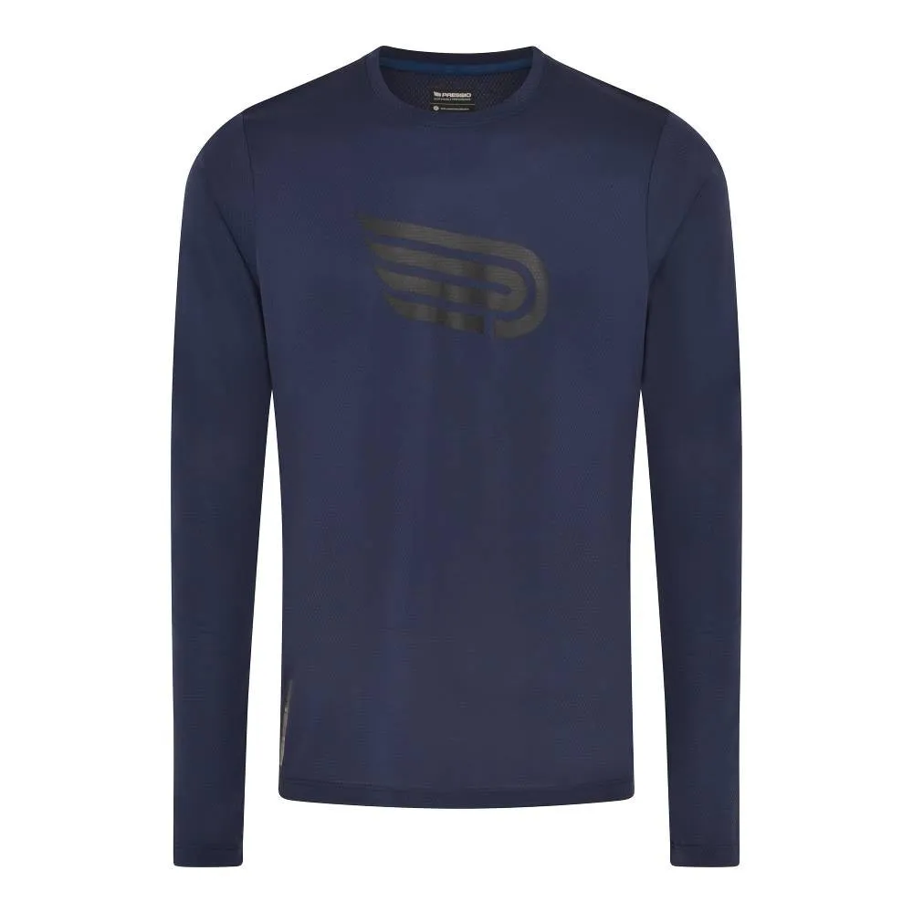 Weekend Style Pressio Perform Long Sleeve Top (Mens) - Ocean Blue