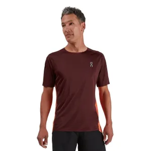 On Running Performance-T (Men's) - Mulberry/Spice Leisure Wear Casual Comfort Wear