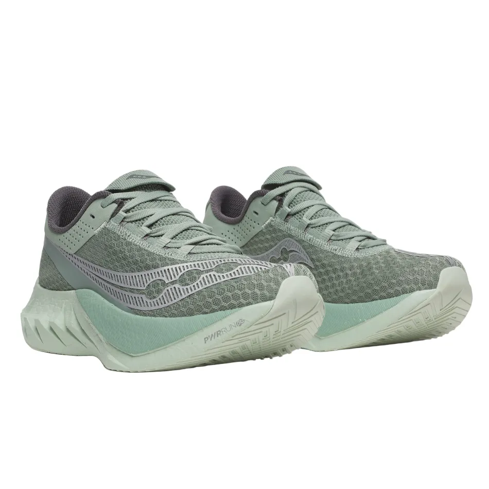 material - innovation tennis shoes Saucony Men's Endorphin Pro 4 Running Shoes in Iceberg/Carbon - Online Exclusive