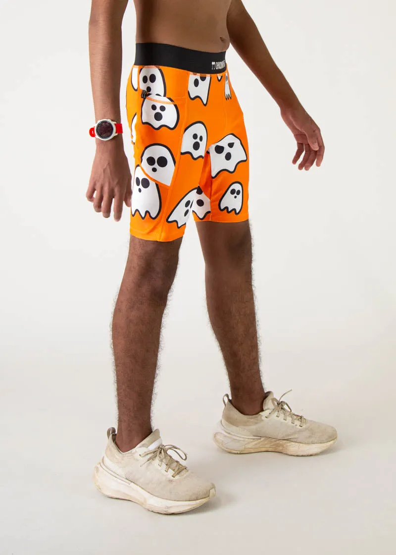 Cool Fit Men's Ghosts 8" Half Tights