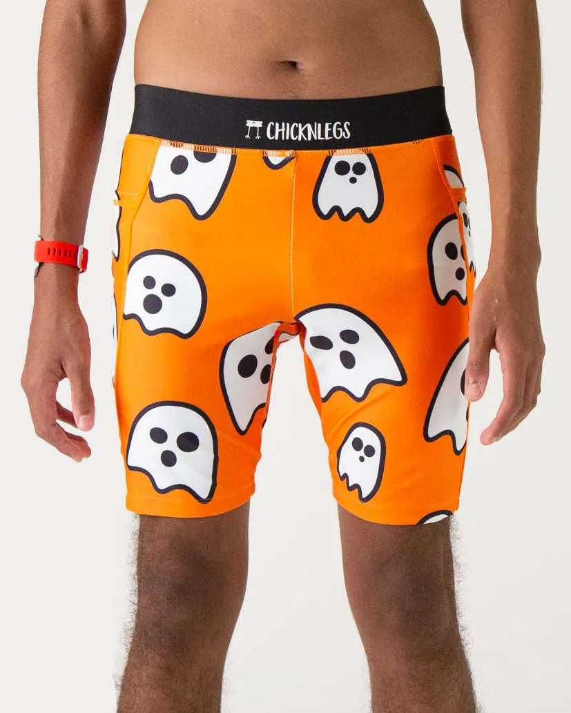 Durable Stitch Home Lounge Sport Flex Men's Ghosts 8" Half Tights