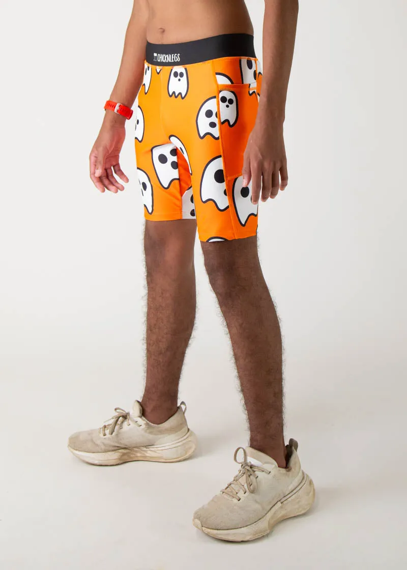 Men's Ghosts 8" Half Tights Stretch Fabric