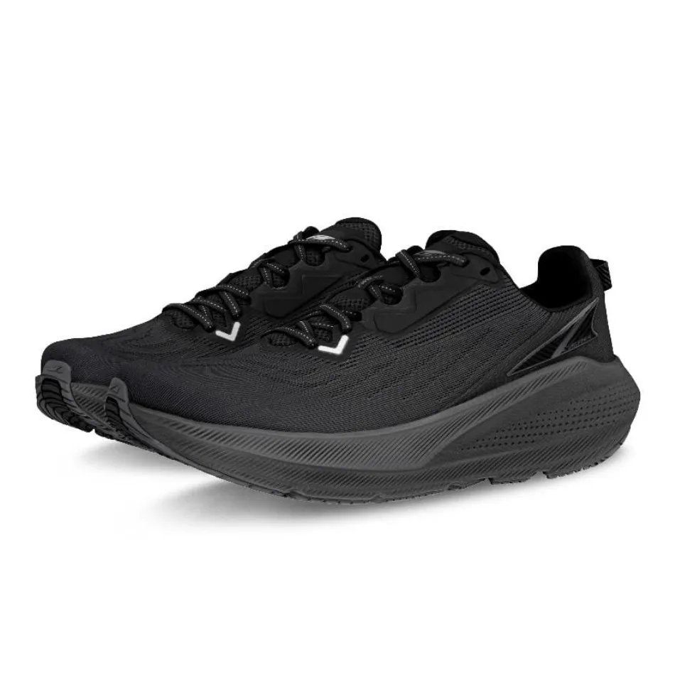 LightweightFabric Altra Men's FWD Via Running Shoes in Black/Black SS25