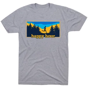 Smart Layering Running Short Sleeve T-Shirt - Happy Hour Runner
