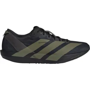 Men's Adizero Adios 9 Running Shoes Core Black / Focus Olive / Charcoal Unibody Shell Structure Energy - boosting