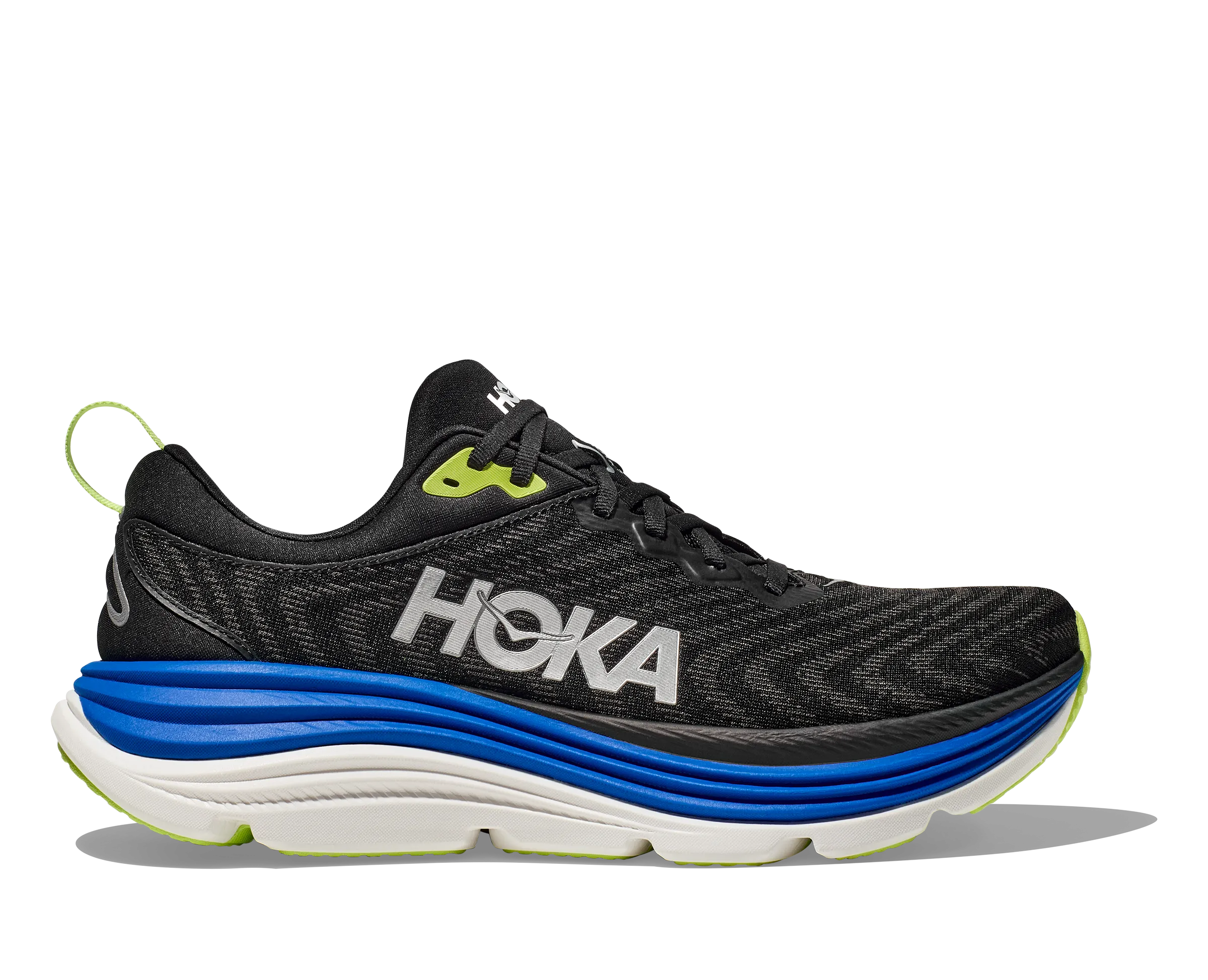 Men's Gaviota 5 (BTRC - Black/Electric Cobalt) running in hot weather shoes Split Outsole Design