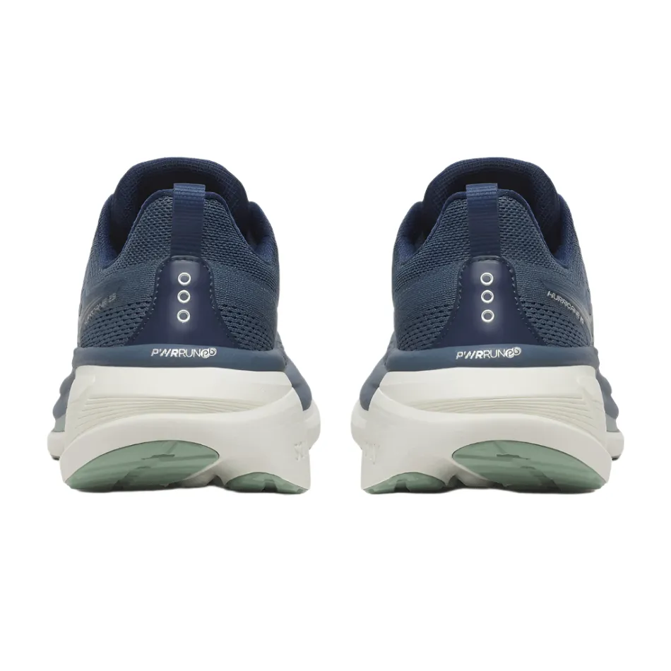 Saucony Men's Hurricane 25 Running Shoes in Dusk/Iceberg AW25 Adaptive Fit Technology