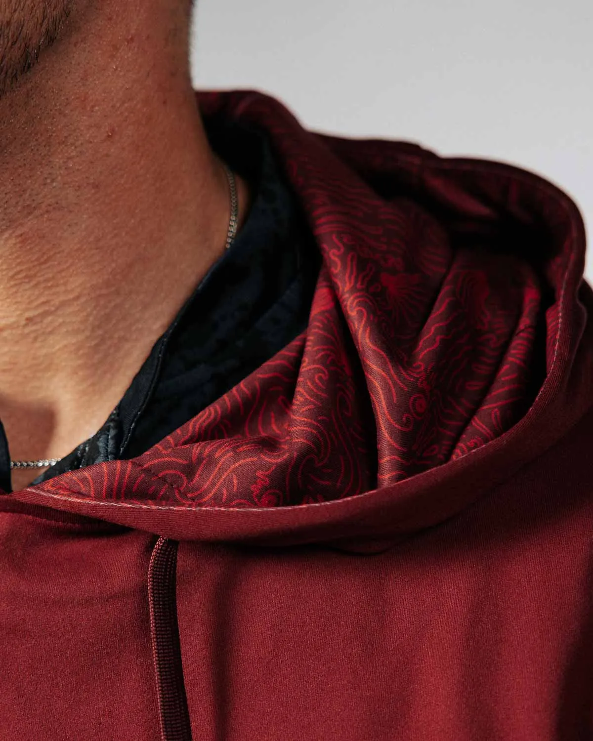 Maroon Ocean Spray Golf Hoodie Street Style Vibe product sustainability impact