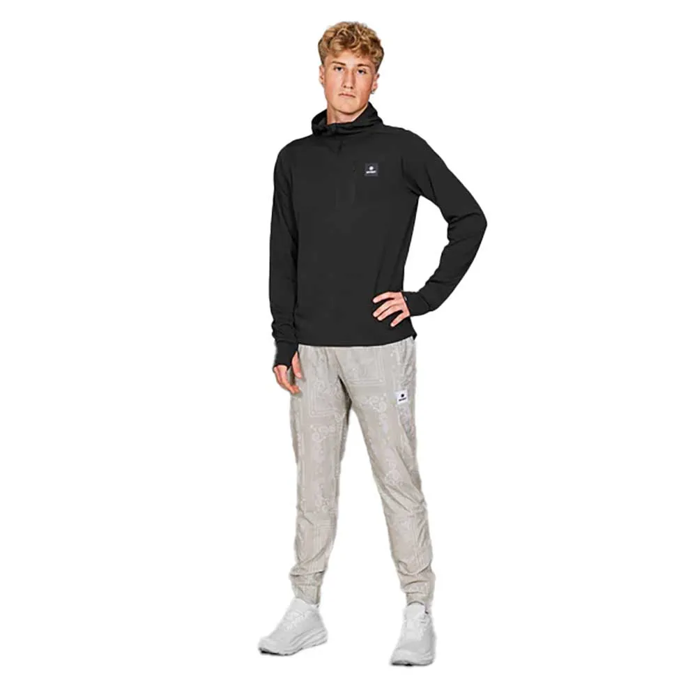 Men's Pace 1/2 Zip Hoodie - Black consumer preference