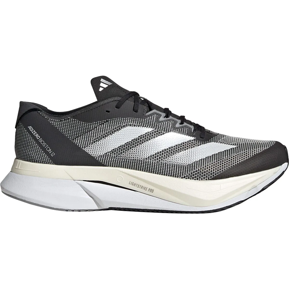 running - community Comfort support Men??s Adizero Boston 12 (Black/Footwear White/Carbon)