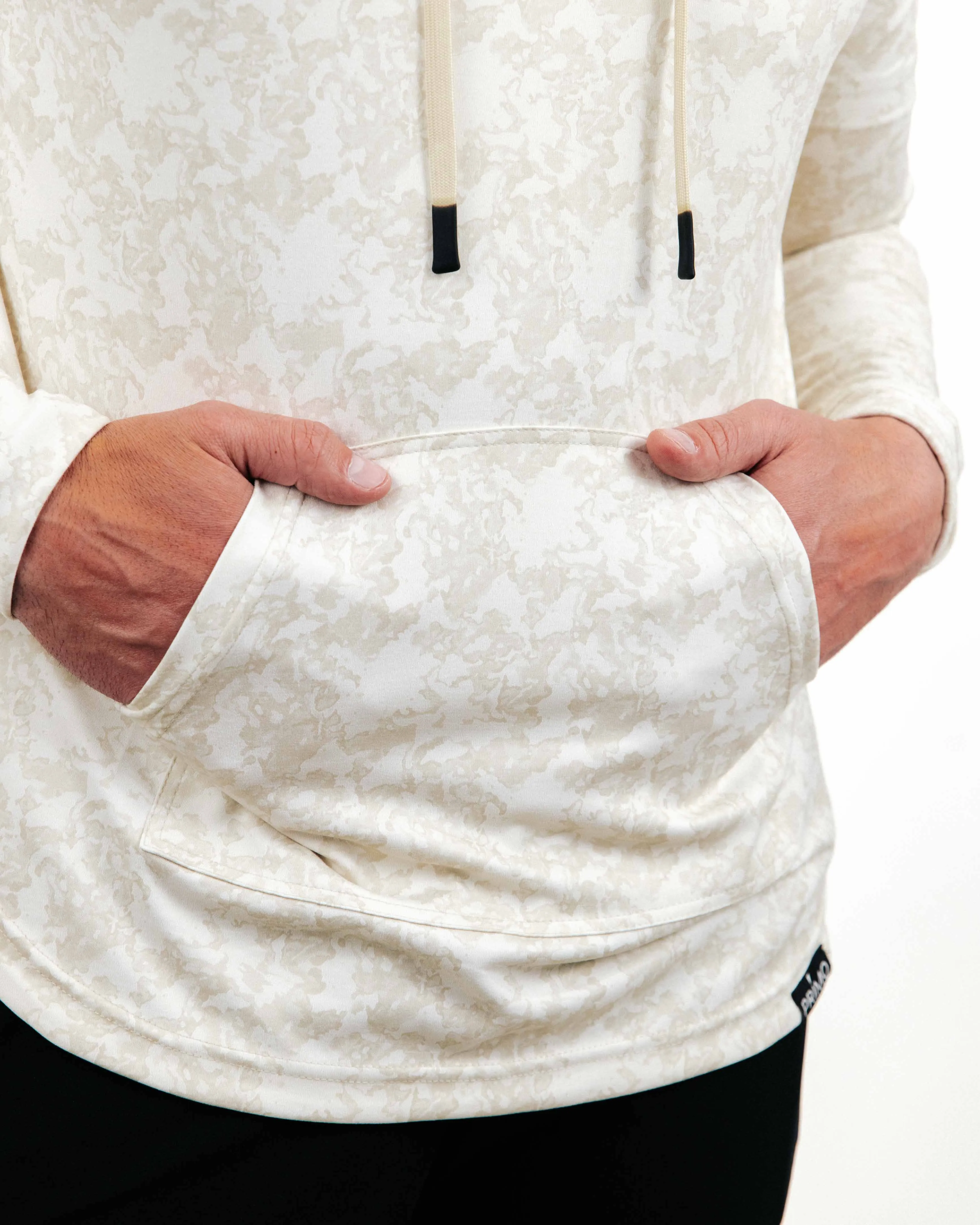 Fashionable Layer Modern Fit Gold Marble Golf Hoodie