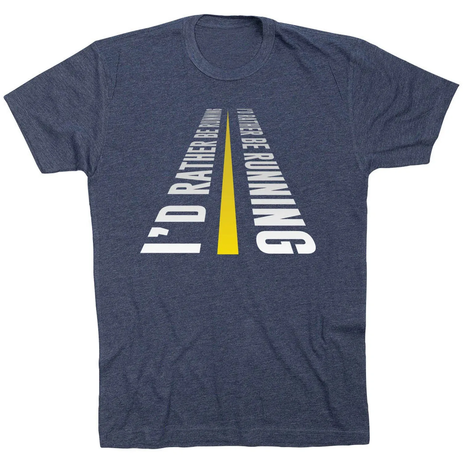 Running Short Sleeve T-Shirt - I'd Rather Be Running Soft and Cozy