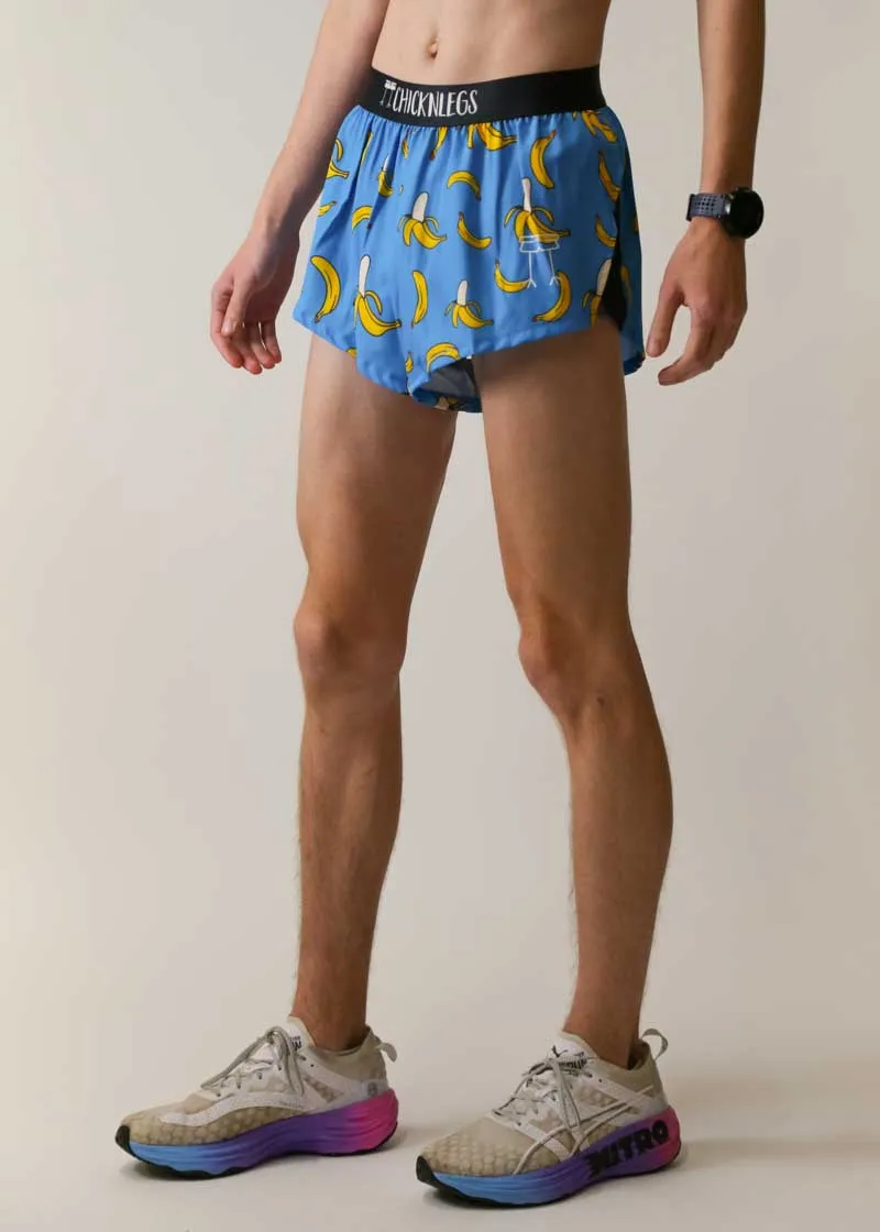 Blazer Men's Blue Bananas 2" Split Shorts