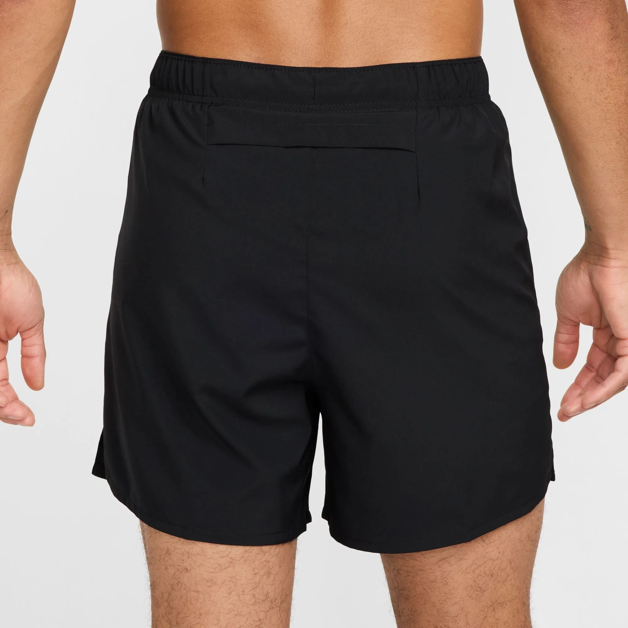 Quick Dry Fabric Men's Dri-FIT Challenger 5 Inch 2 in 1 Versatile Shorts Black / Reflective Silver