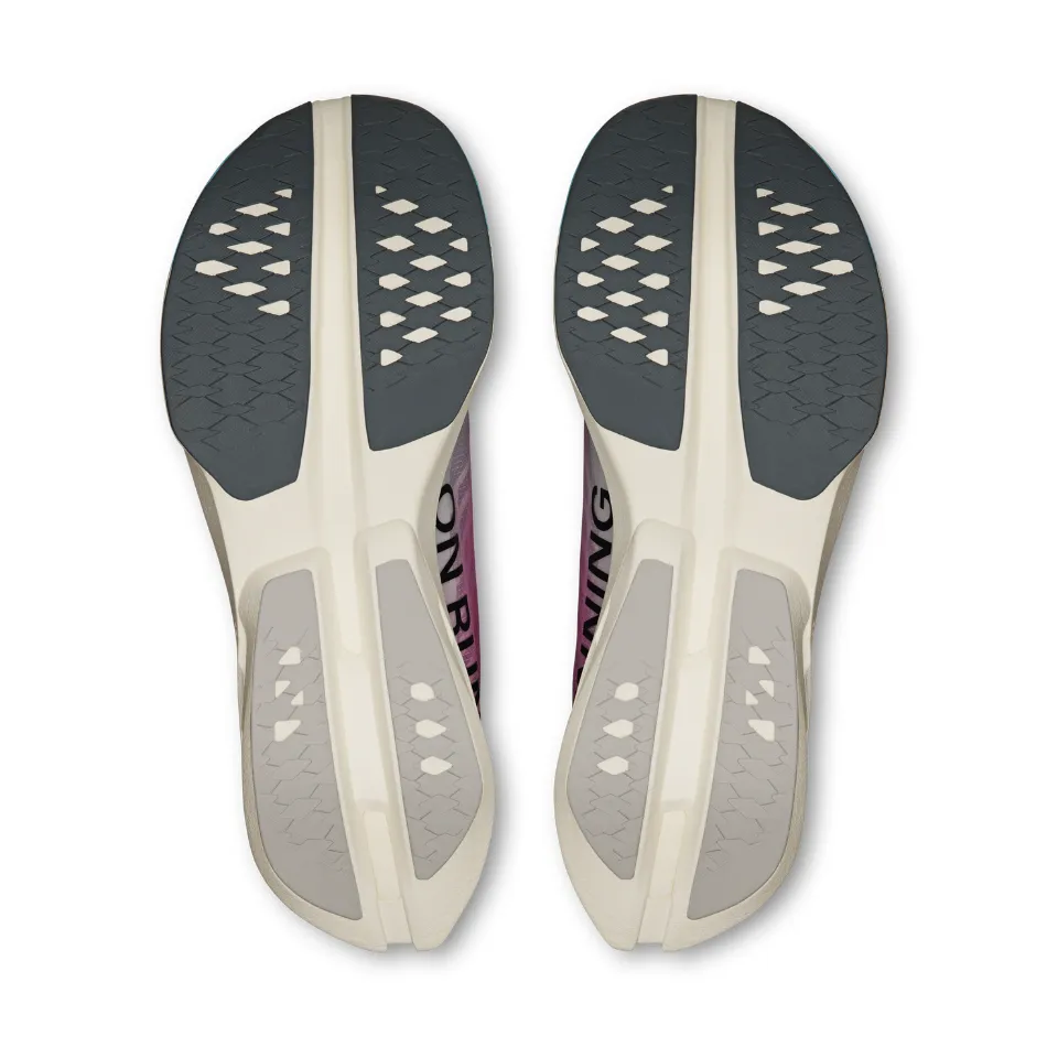 On Men's Cloudboom Strike Running Shoes in White/Horizon AW25 running shoes for competitive male runners padded shoes