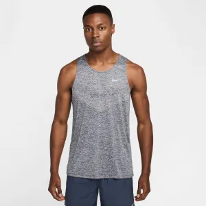 Fashion Footwear Men's Stride Dri-FIT ADV Running Tank Top (437 - Thunder Blue/Heather/Reflective Silver)