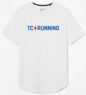 Men's TCRC x UNRL Ultra Tee (White) warm glow