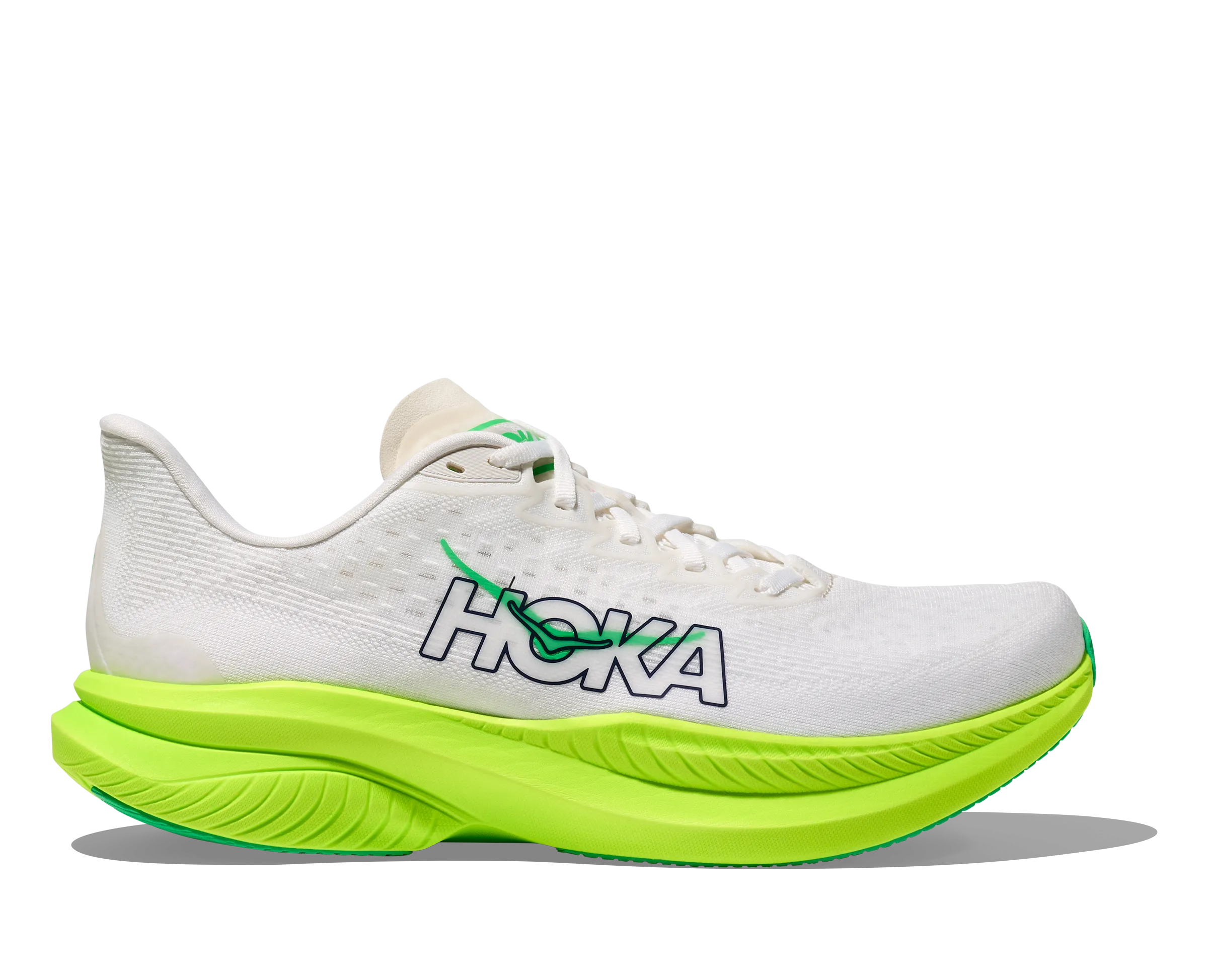 high - top footwear Slow Pace Men's Mach 6 (WNL - White/Neon Lime)