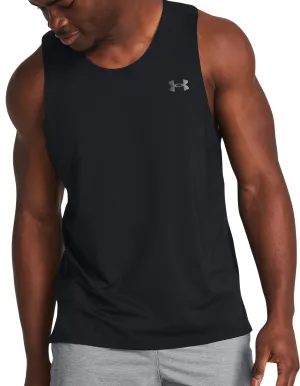 Under Amour Launch Elite Mens Running Vest - Black windproof lining