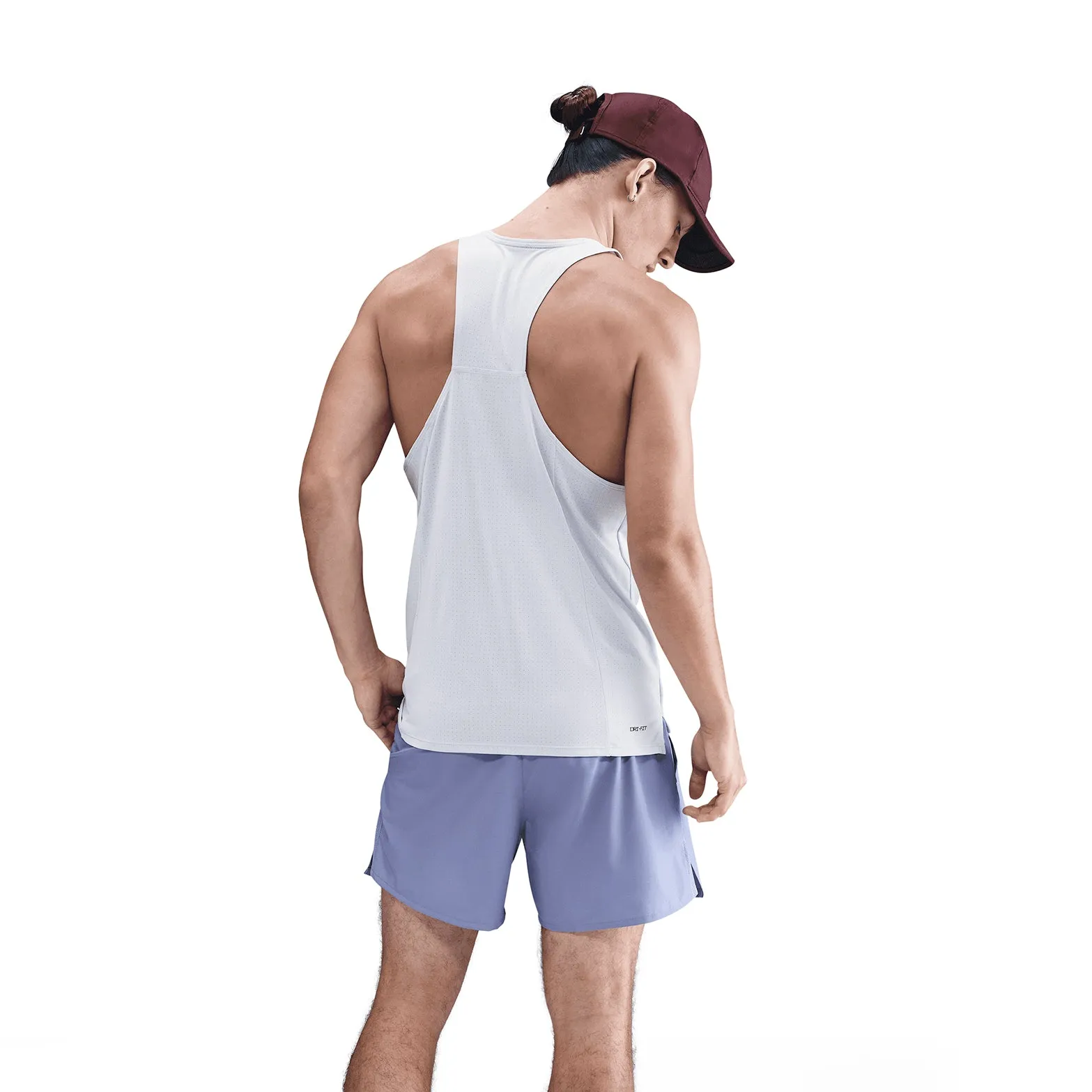 Layered Binding Edges Recovery - possible Men's Dri-FIT Fast Running Vest Ghost