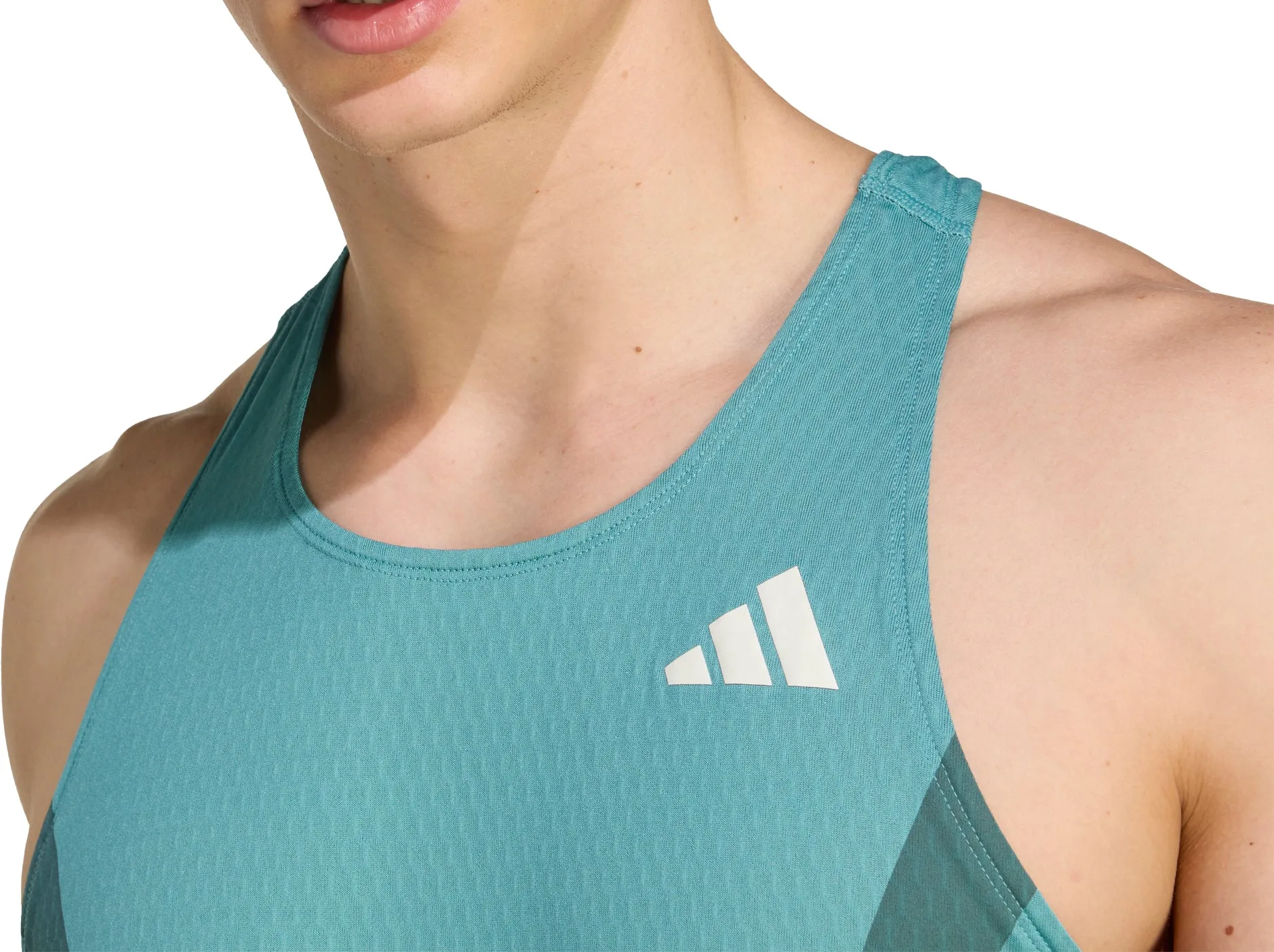 Cost - effective adidas Adizero Archive Mens Running Vest - Green