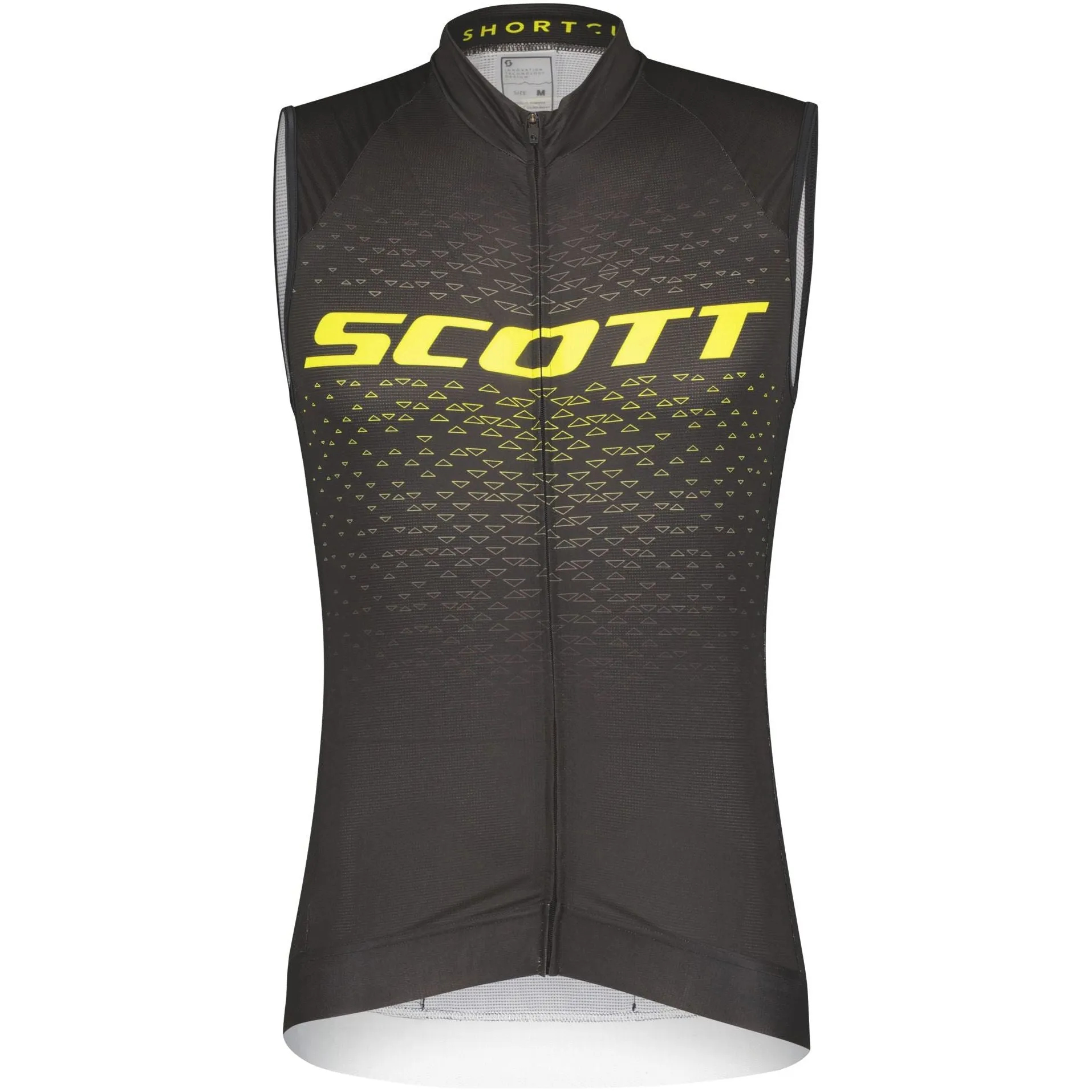 close range combat Scott RC Pro Sleeveless Mens Cycling Jersey - Black