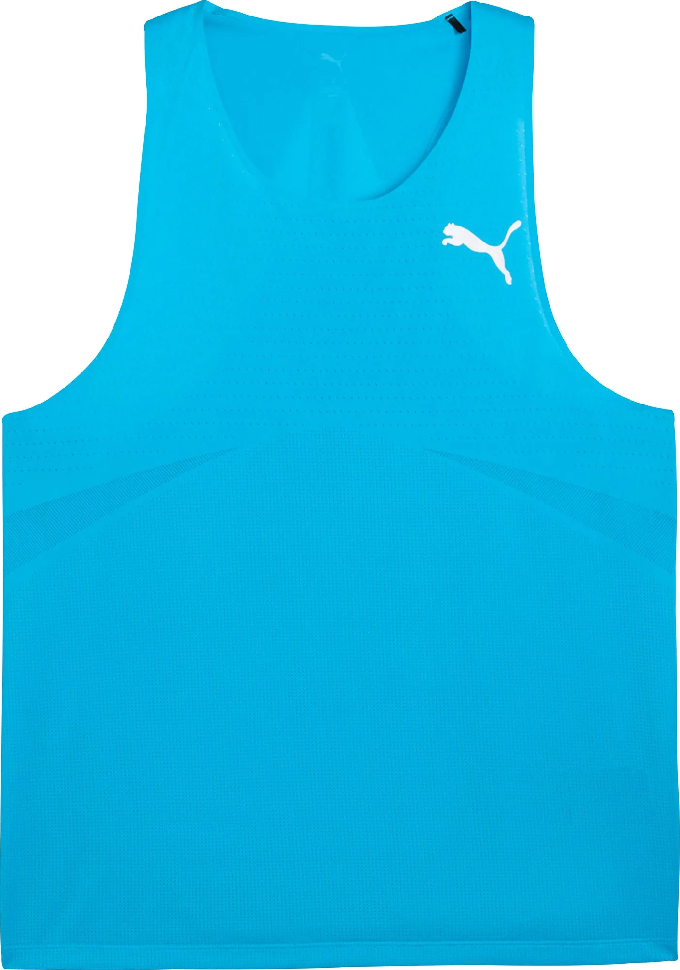 technicians Puma Raceday Ultraspun Mens Running Vest - Blue