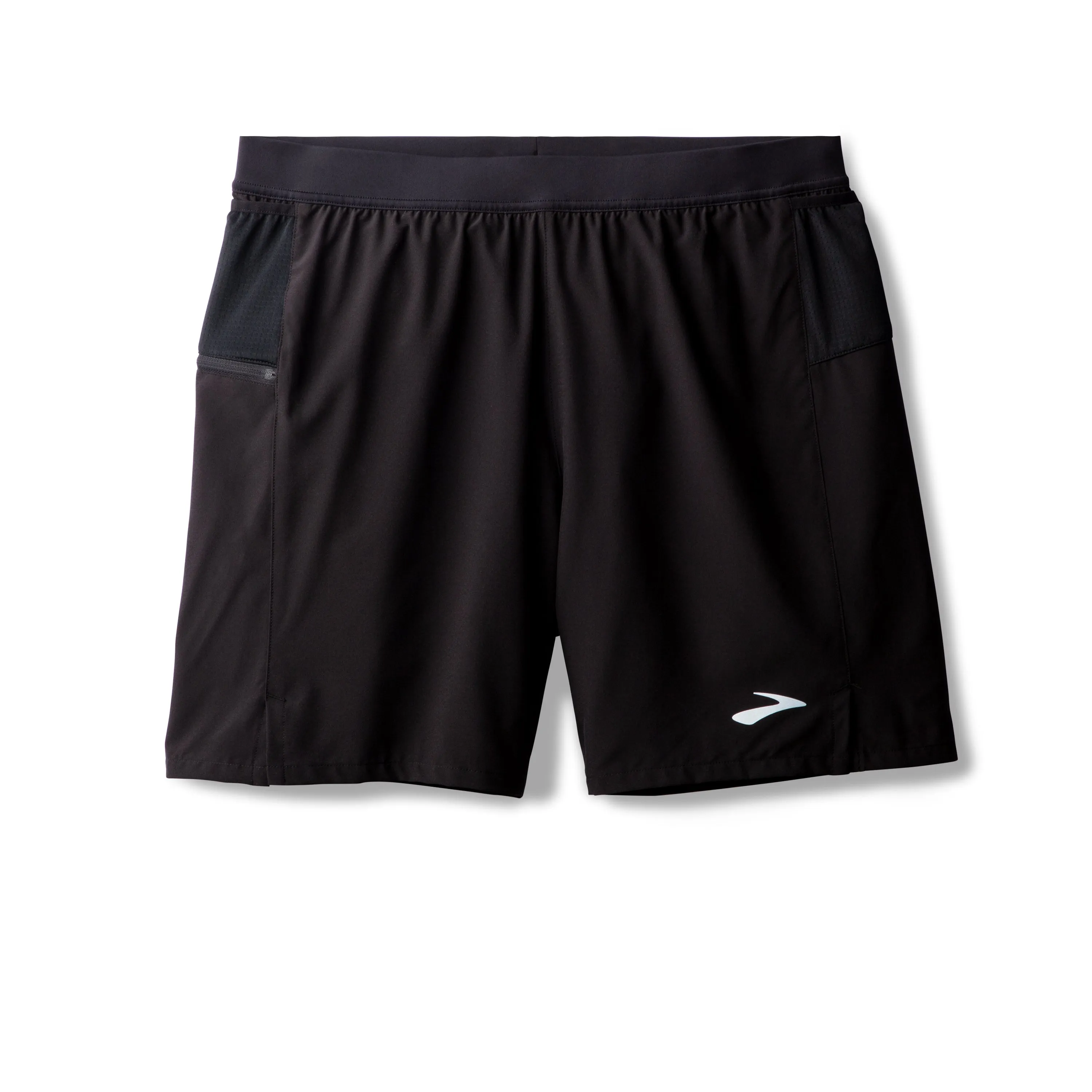 Moisture Controlled Lining Brooks | Journey 7" 2-in-1 Shorts | Men's | Black