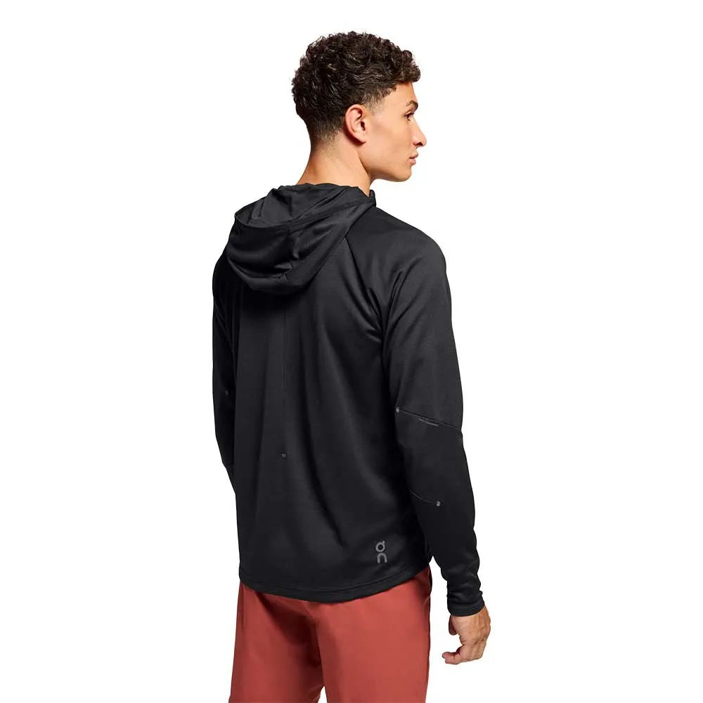 Men's Climate Zip Hoodie - Black Antibacterial